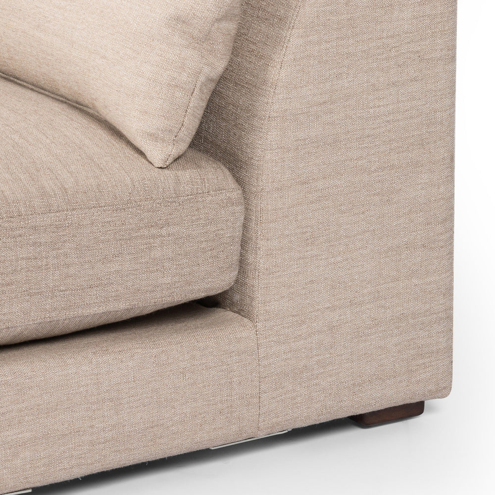 Sena Sectional In Alcala Wheat And Almond