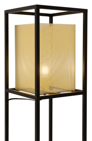 Yves Floor Lamp Gold & Black