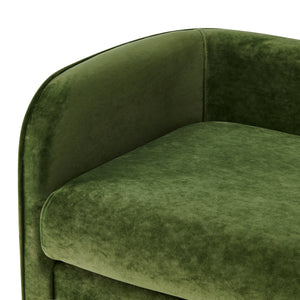 Marsha KD Velvet Bench, Dainty Green