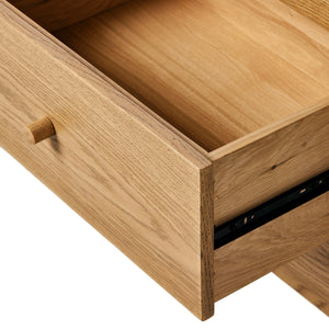 Millbrook Media Console - Natural Light Oak