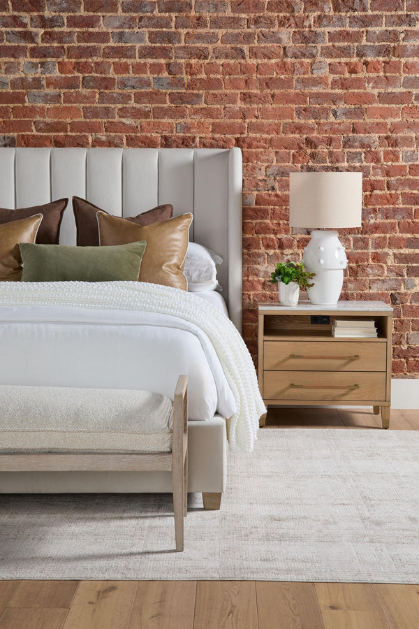 Cambria 2-Drawer Nightstand