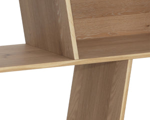 JUDE BOOKCASE - RUSTIC OAK