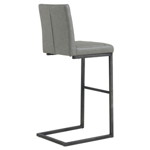 Ronan Bar Stool In Antique Graphite Gray