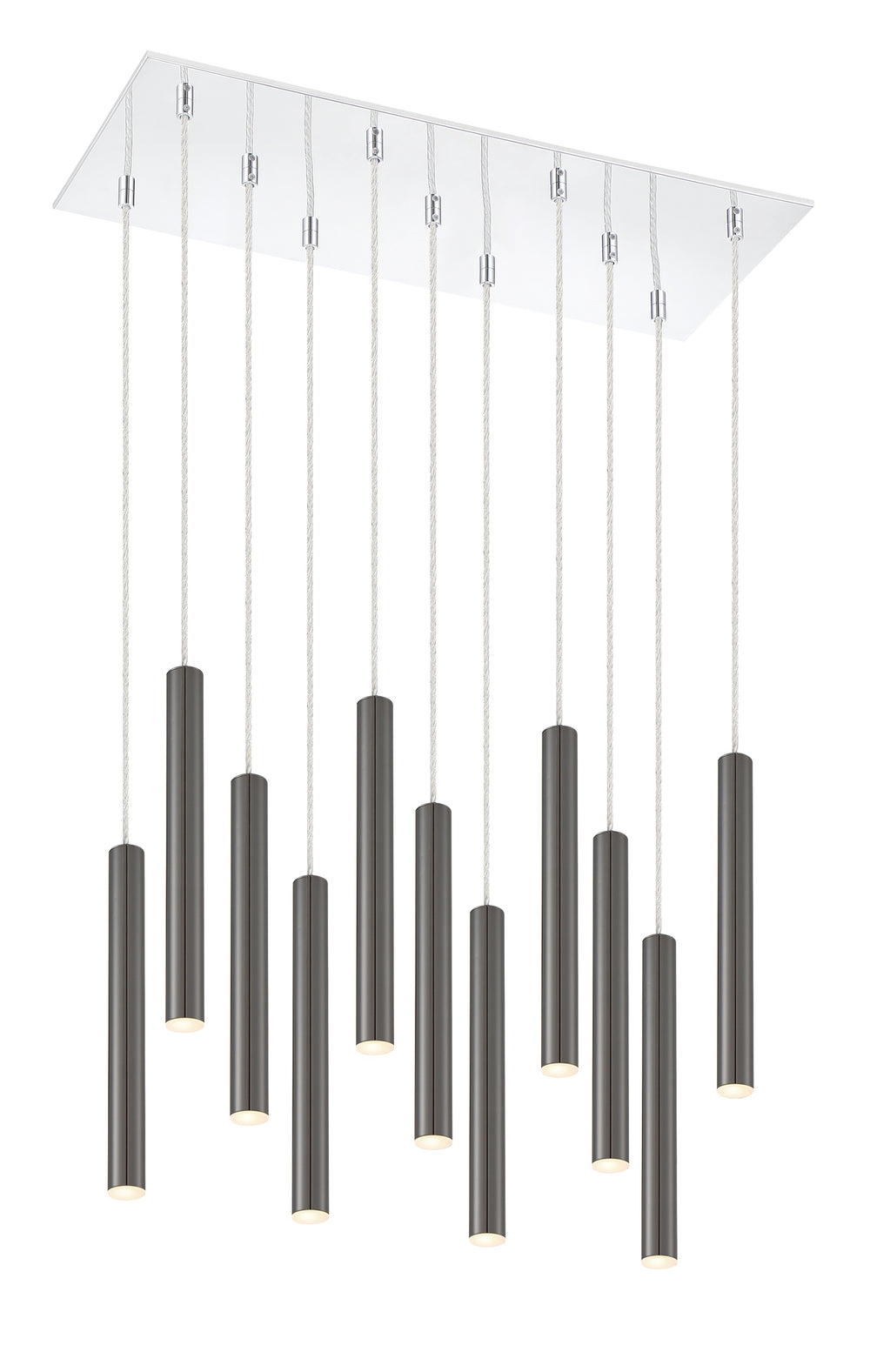 Forest 11 Light Island/Billiard in Chrome Finish