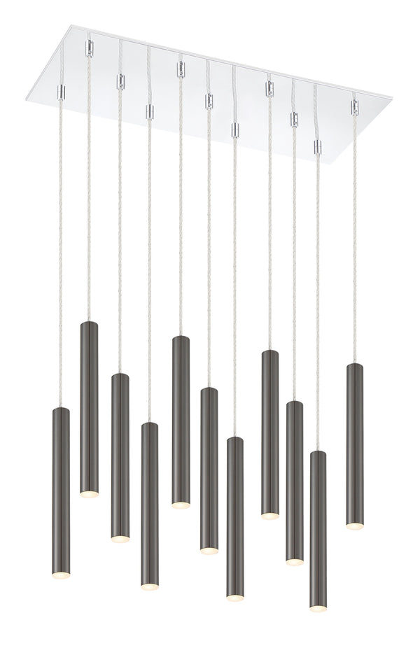 Forest 11 Light Island/Billiard in Chrome Finish