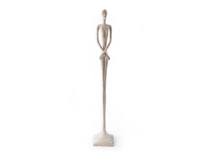 Skinny Female Sculpture, Roman Stone 84"H