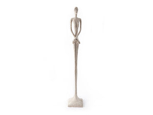 Skinny Female Sculpture, Roman Stone 84"H
