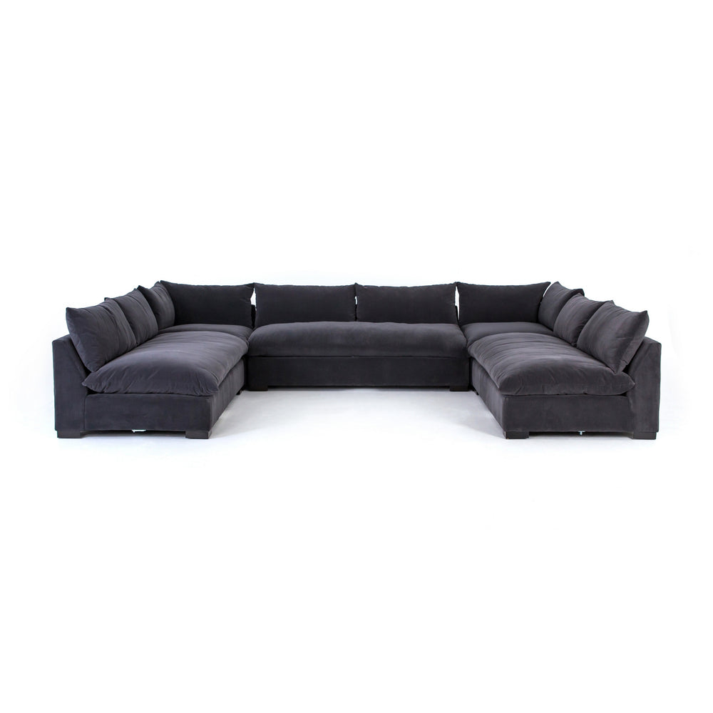 Grant 5-Pc Sectional-Henry Charcoal