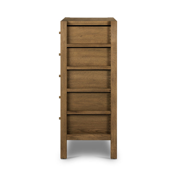 Meadow 5 Drawer Dresser In Tawny Oak