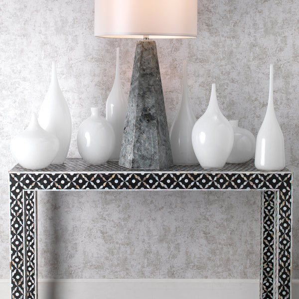 Pixie Decorative Glass Vases (set of 3), White