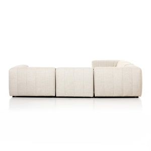 Gwen Outdoor 5 Pc Sectional In Faye Sand
