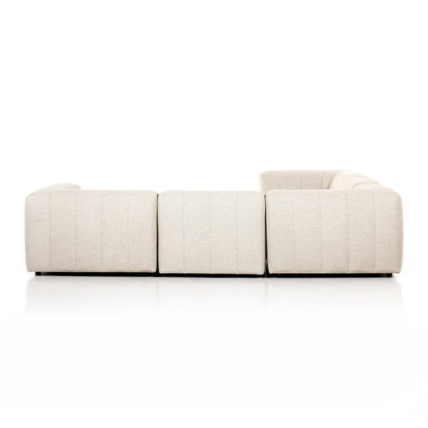 Gwen Outdoor 5 Pc Sectional In Faye Sand