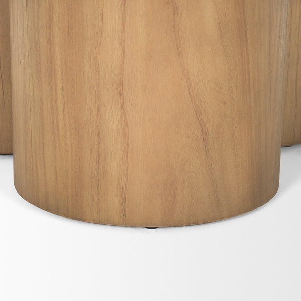 Tavi Medium Brown Round Coffee Table
