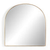 Georgina Wide Mirror In Polished Brass