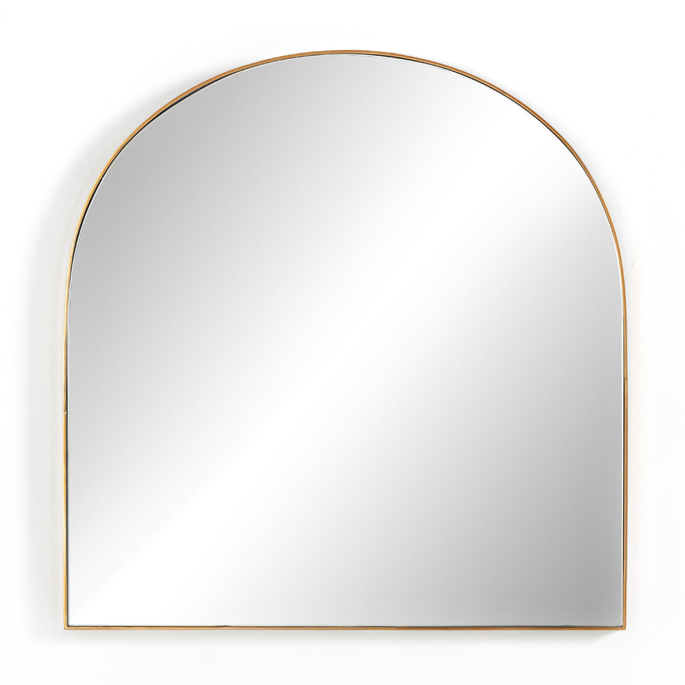 Georgina Wide Mirror In Polished Brass