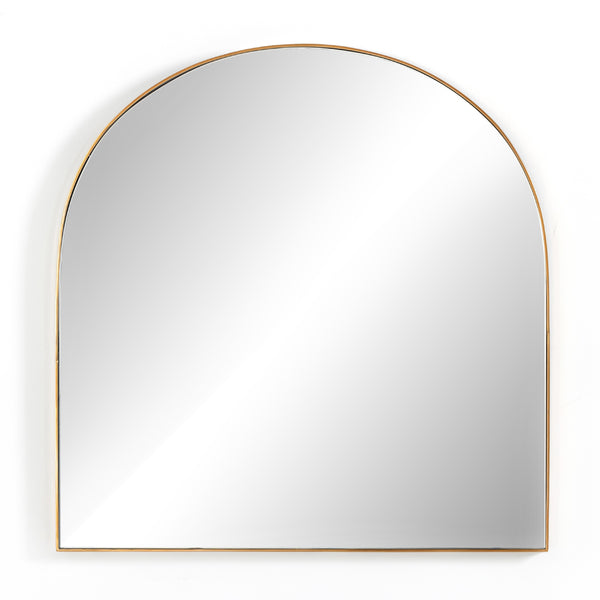 Georgina Wide Mirror In Polished Brass