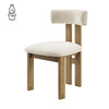 Hailey Boucle Dining Side Chair, Palladian Beige