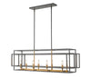 Titania 8 Light Island/Billiard in Bronze + Olde Brass Finish