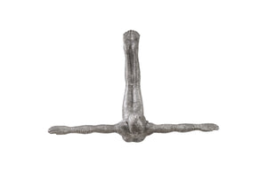 Diving Wall Sculpture, Aluminum, Smallall