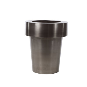 Flower Pot Planter, Stainless Steel