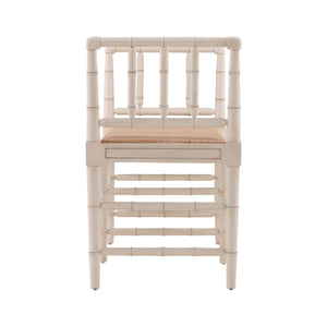 Cream Palm Bench