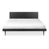 Moe's Pablo King Size Bed in Black Sheesham Wood