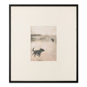 Moe's Strand 2 Framed Print with Wood Frame