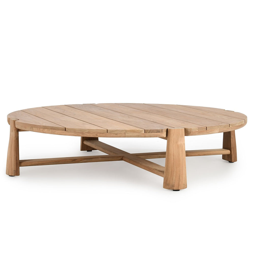Aston Outdoor Round Coffee Table 65" Teak