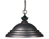 Riviera 1 Light Pendant in Olde Bronze Finish