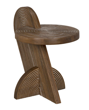 Saturn Side Table, Dark Walnut