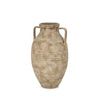 Tulsi Small Matte Earth Brown Ceramic Floor Vase