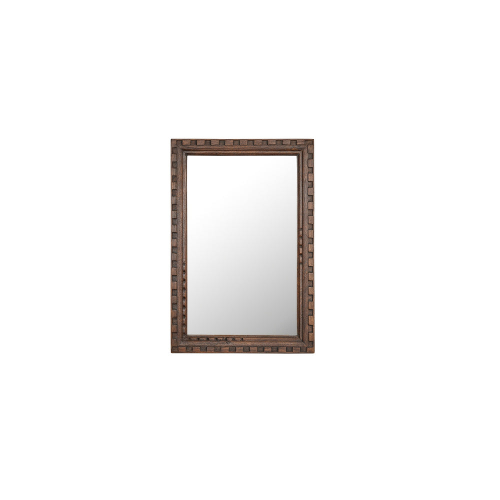 Holland Mirror Large in Brown Mango Wood