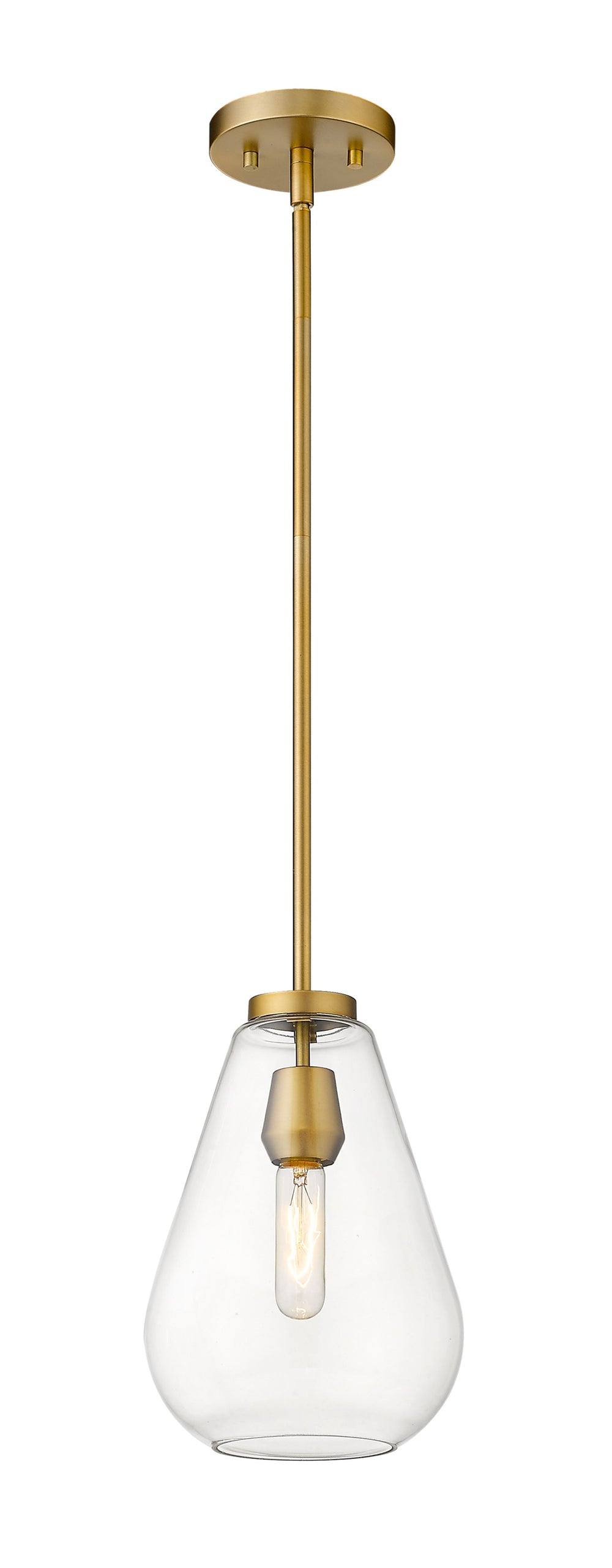 Ayra 1 Light Pendant in Olde Brass Finish