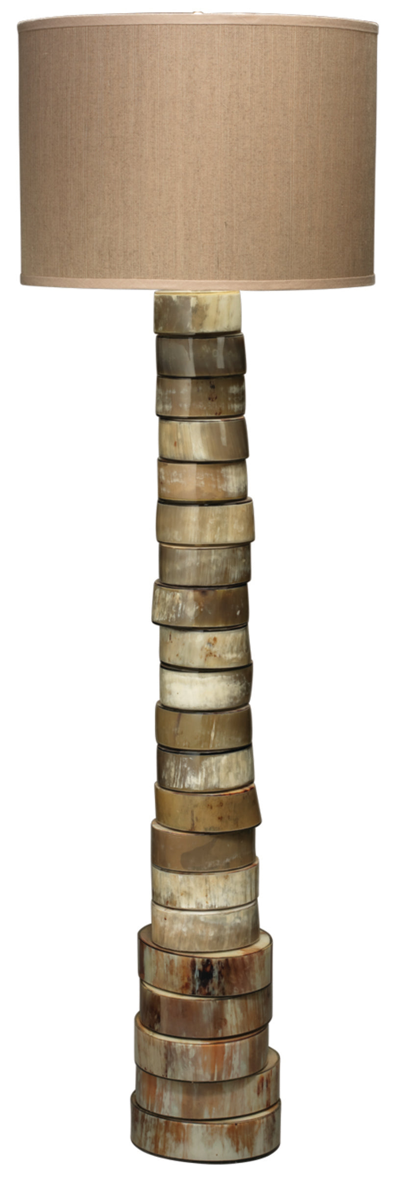 Stacked Horn 1-Light Floor Lamp