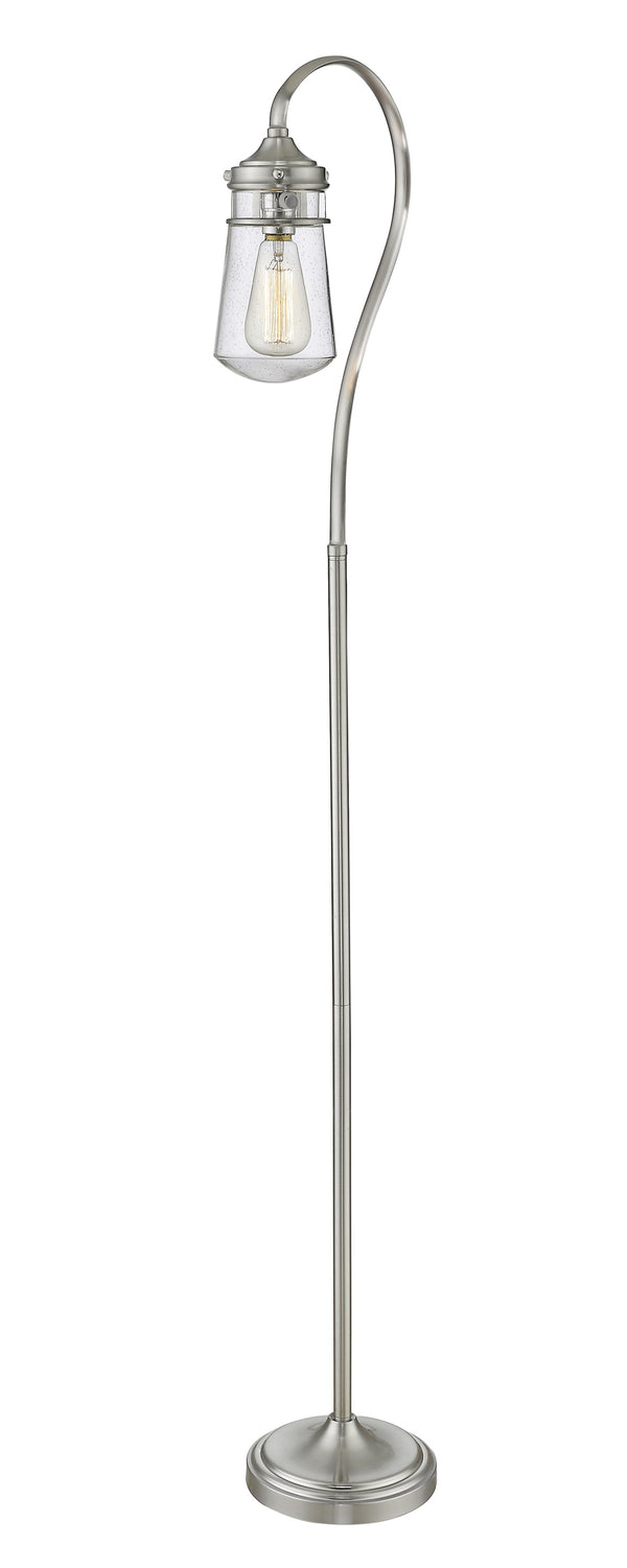 Celeste  1 Light Floor Lamp in Brushed Nickel Finish