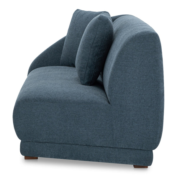 Fraser Left Arm Facing Sofa in Deep Blue