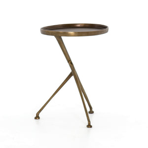 Schmidt Accent Table-Raw Brass