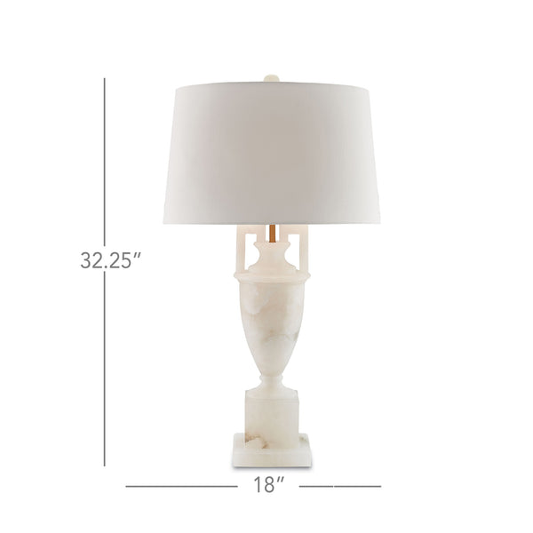 Clifford Table Lamp In Natural & Coffee Bronze
