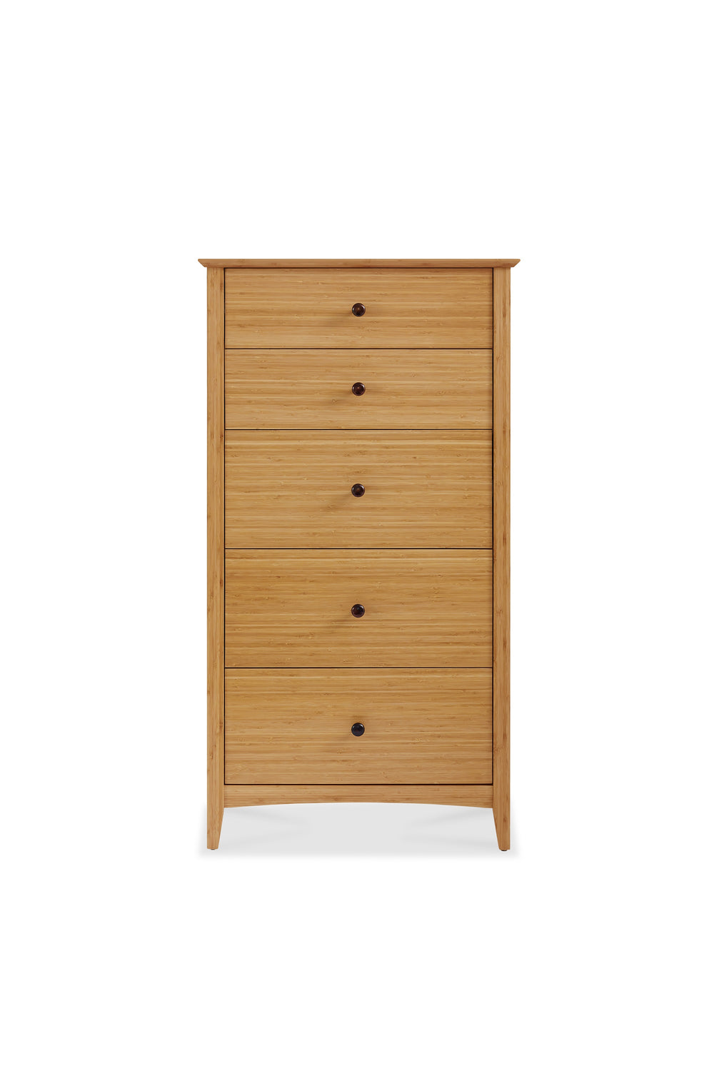 Willow Five Drawer Chest, Caramelized