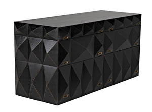 Allegra Dresser, Hand Rubbed Black