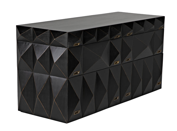 Allegra Dresser, Hand Rubbed Black