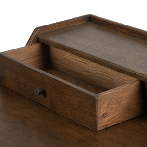 Moreau Writing Desk-Dark Toasted Oak