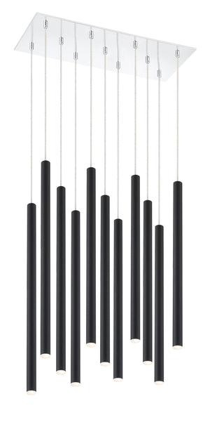 Forest 11 Light Island/Billiard in Chrome Finish