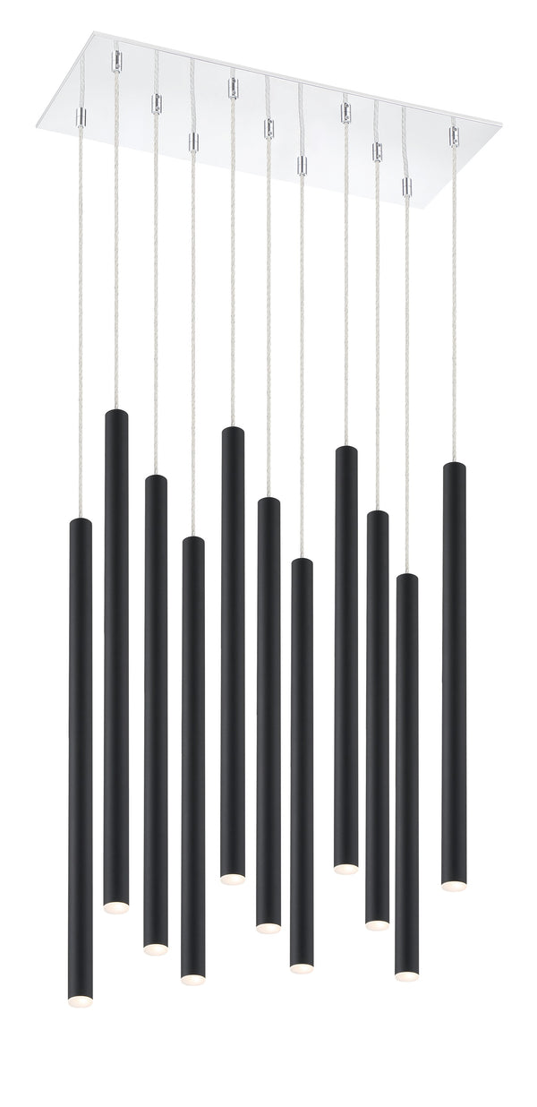 Forest 11 Light Island/Billiard in Chrome Finish