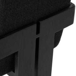 Roxy Dining Armchair In Gibson Black