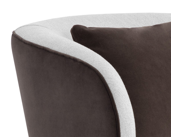 GARRY LOUNGE CHAIR - SAN REMO WINTER CLOUD / MEG ASH