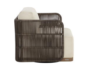 RAVENNA SWIVEL ARMCHAIR - STINSON CREAM