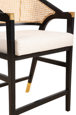 Black Royce Counter Stool