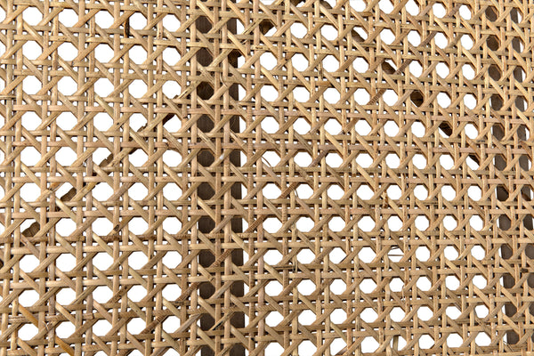 Jude Teak Chair with White Wash Finish and Caning