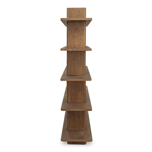 Casey Large Dark Brown Bookcase